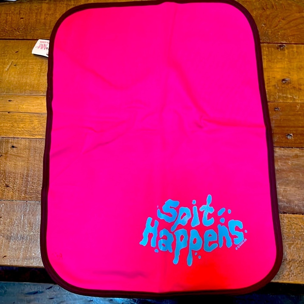 Spit Happens American Apparel Burp Rag